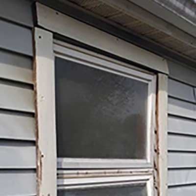 Wood Screwed Directly To Siding